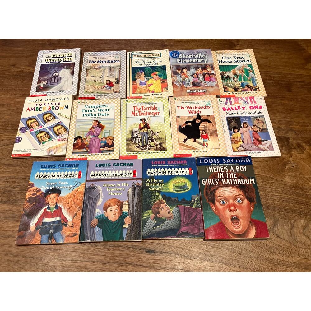 Vintage Kids Chapter Book‎ Lot of (14) SACHAR Little Apple Paperback SCHOLASTIC